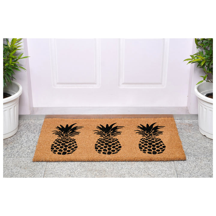 White Pineapple Trio Doormat
