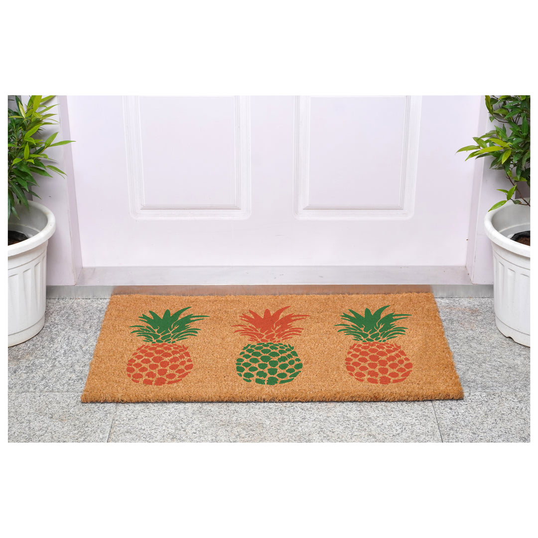 Tropical Pineapple Trio Doormat