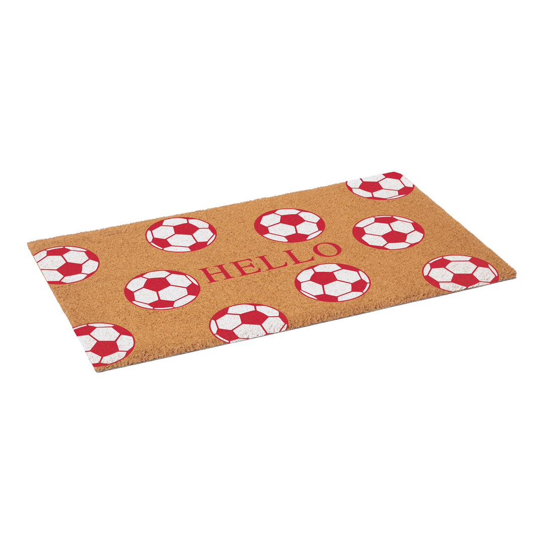 Soccer Hello Doormat