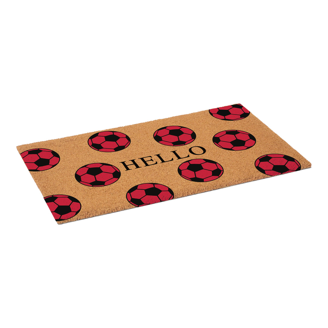Soccer Hello Doormat