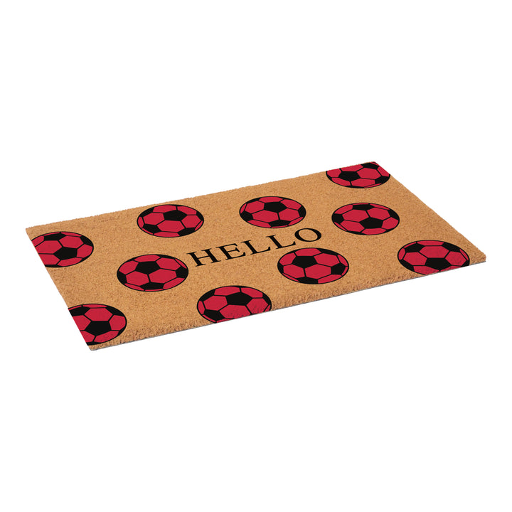 Soccer Hello Doormat