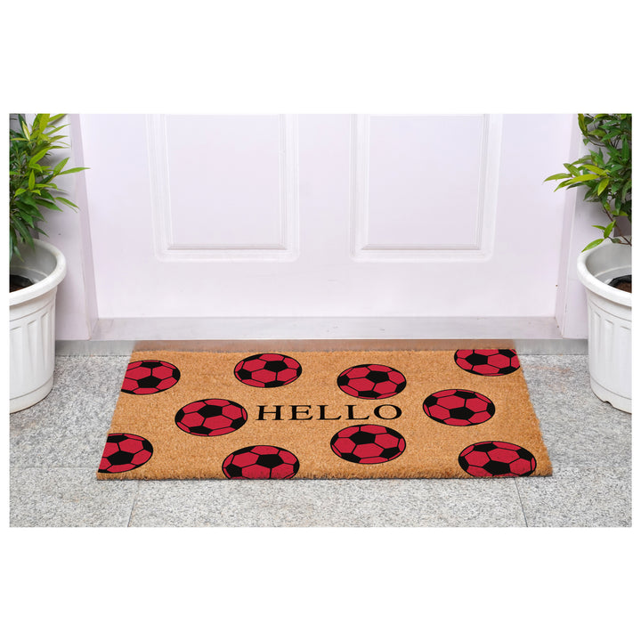 Soccer Hello Doormat
