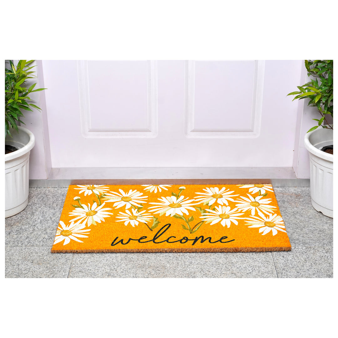 Moon Daisy Welcome Doormat