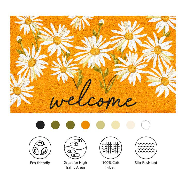 Moon Daisy Welcome Doormat