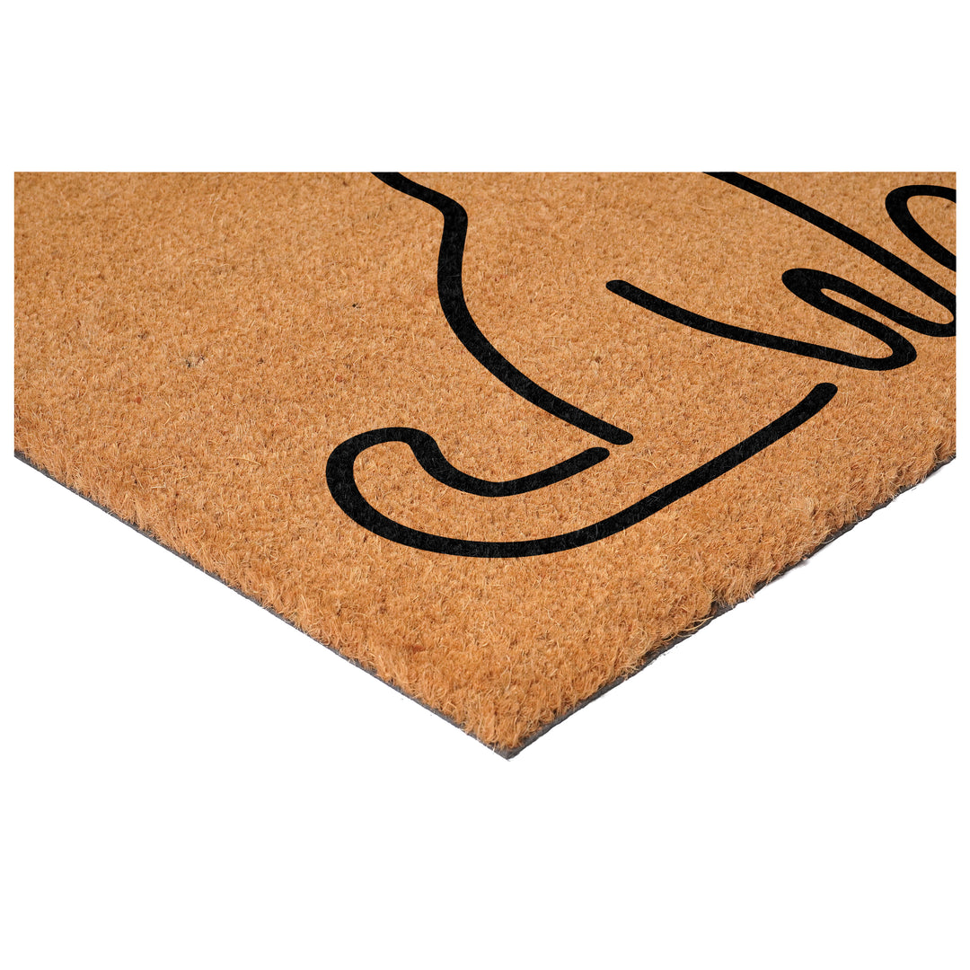 Lucky Cat Welcome Doormat