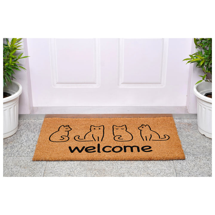 Sassy Cats Welcome Doormat