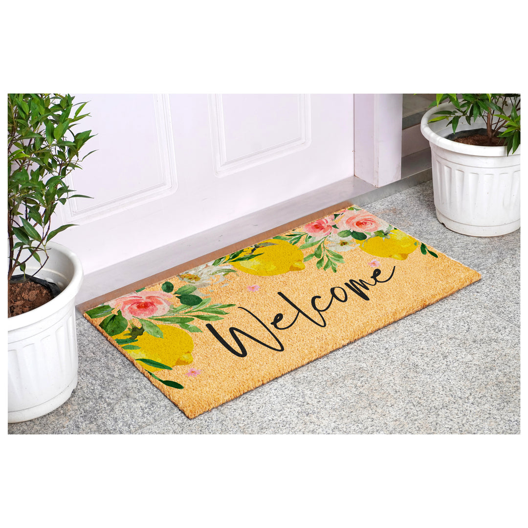 Sweet Lemons Welcome Doormat