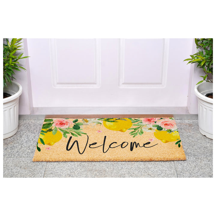 Sweet Lemons Welcome Doormat