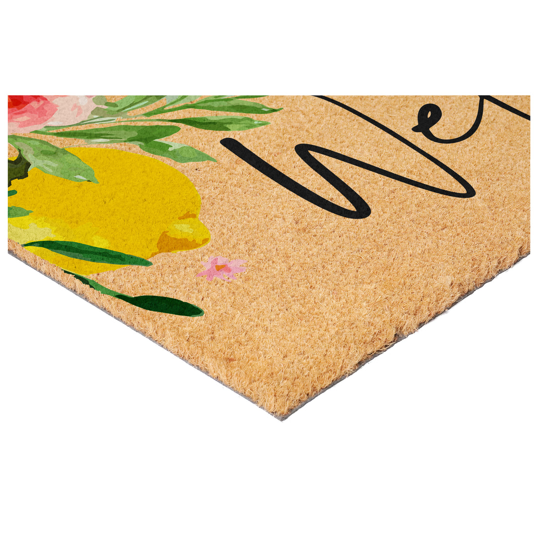 Sweet Lemons Welcome Doormat