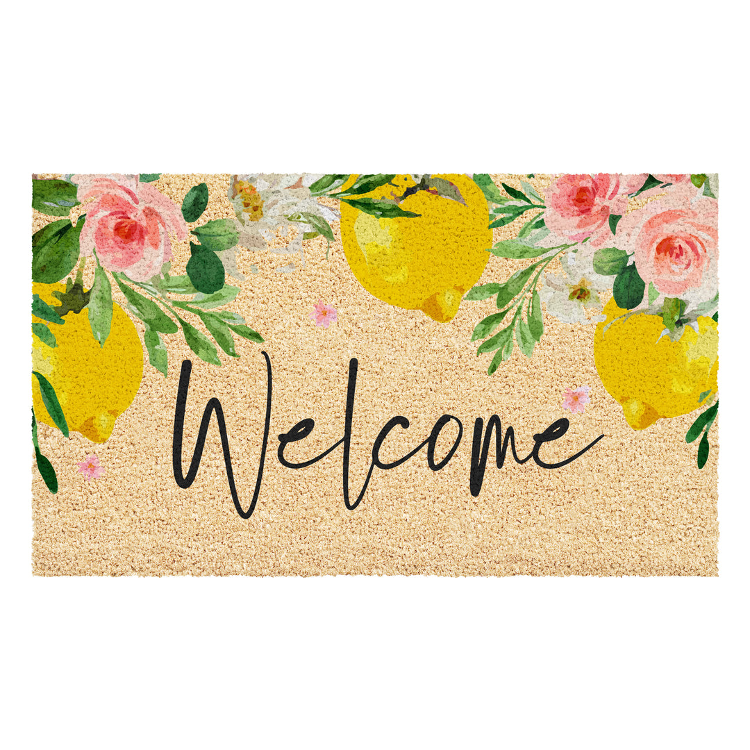 Sweet Lemons Welcome Doormat