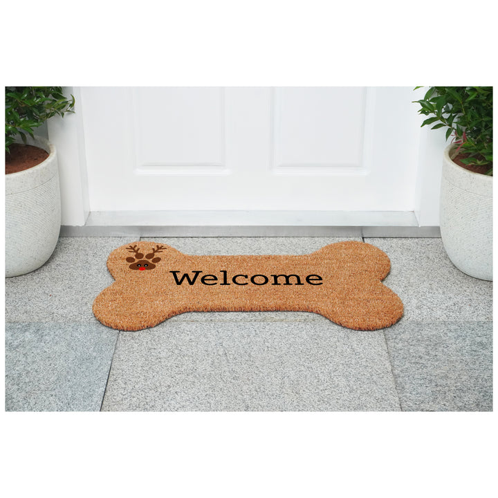Dog Bone Shape Welcome Reindeer