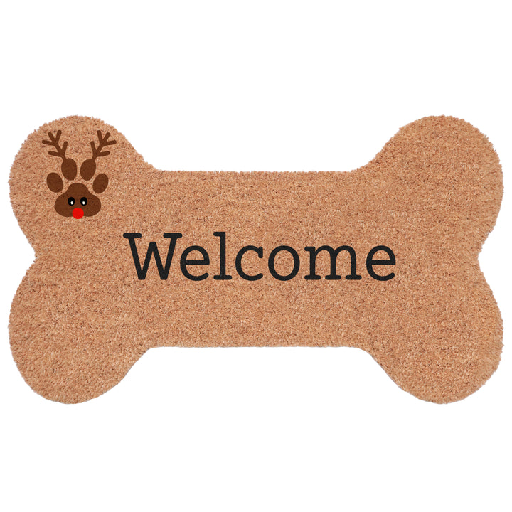 Dog Bone Shape Welcome Reindeer