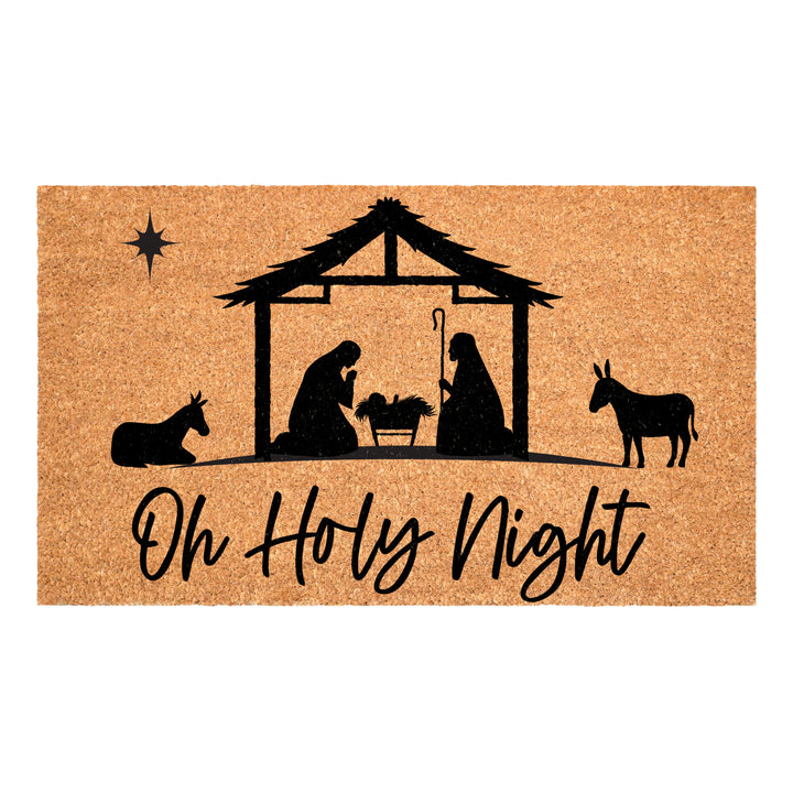 Holy Night Nativity Doormat
