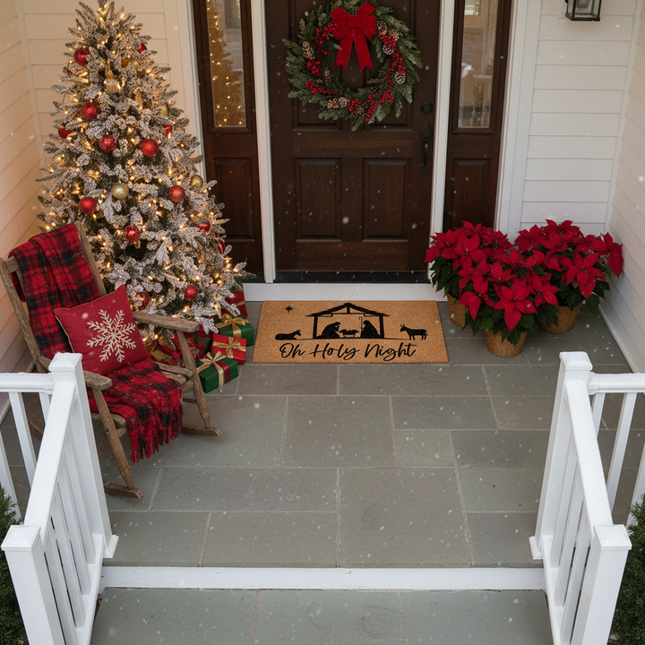 Holy Night Nativity Doormat