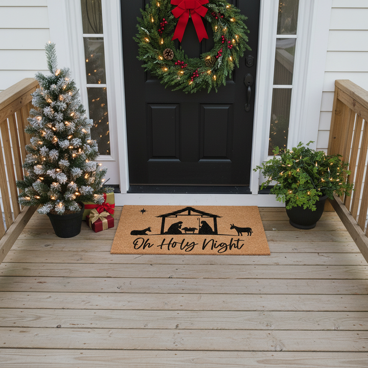Holy Night Nativity Doormat