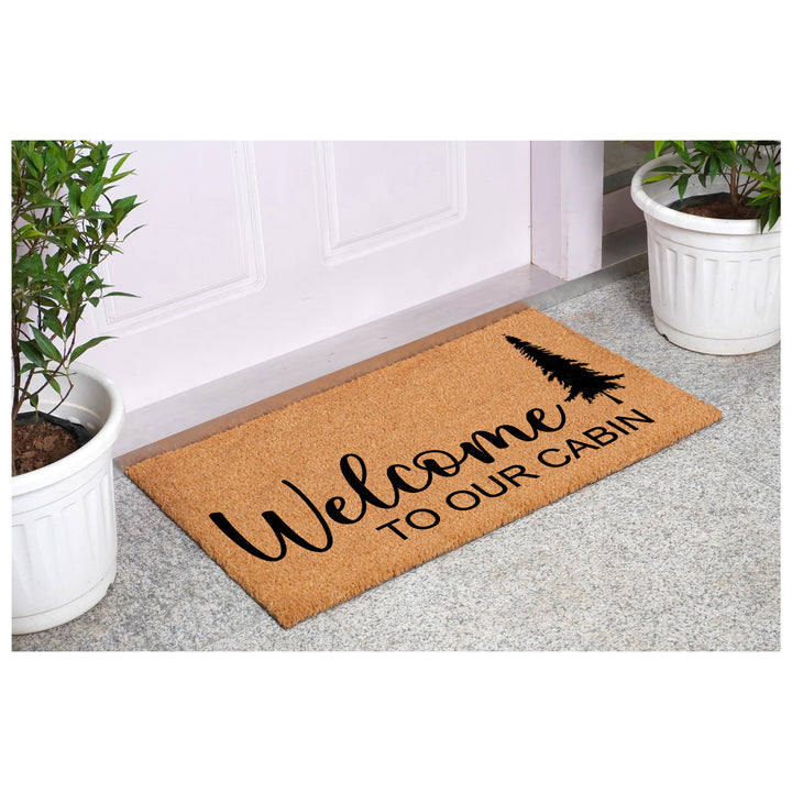 Welcome to our cabin Doormat