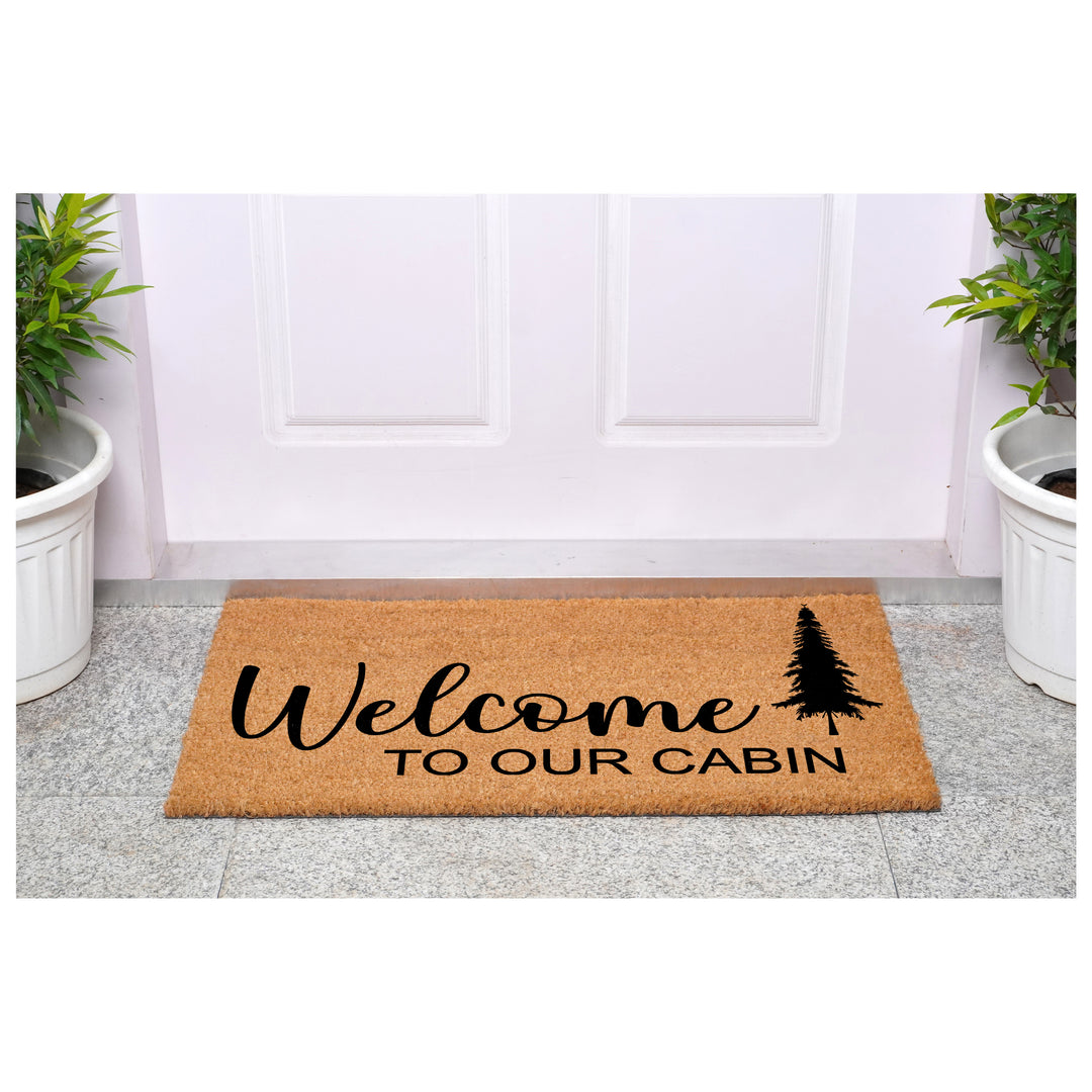 Welcome to our cabin Doormat