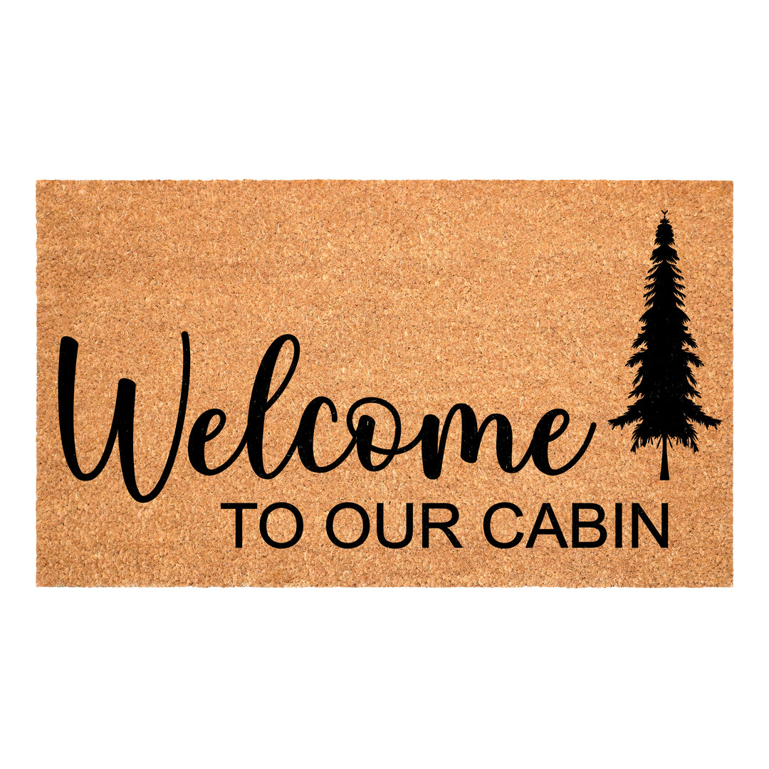 Welcome to our cabin Doormat