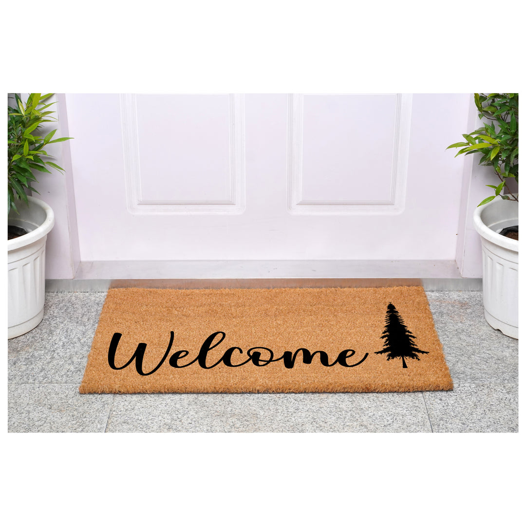 Pine Tree Welcome Doormat