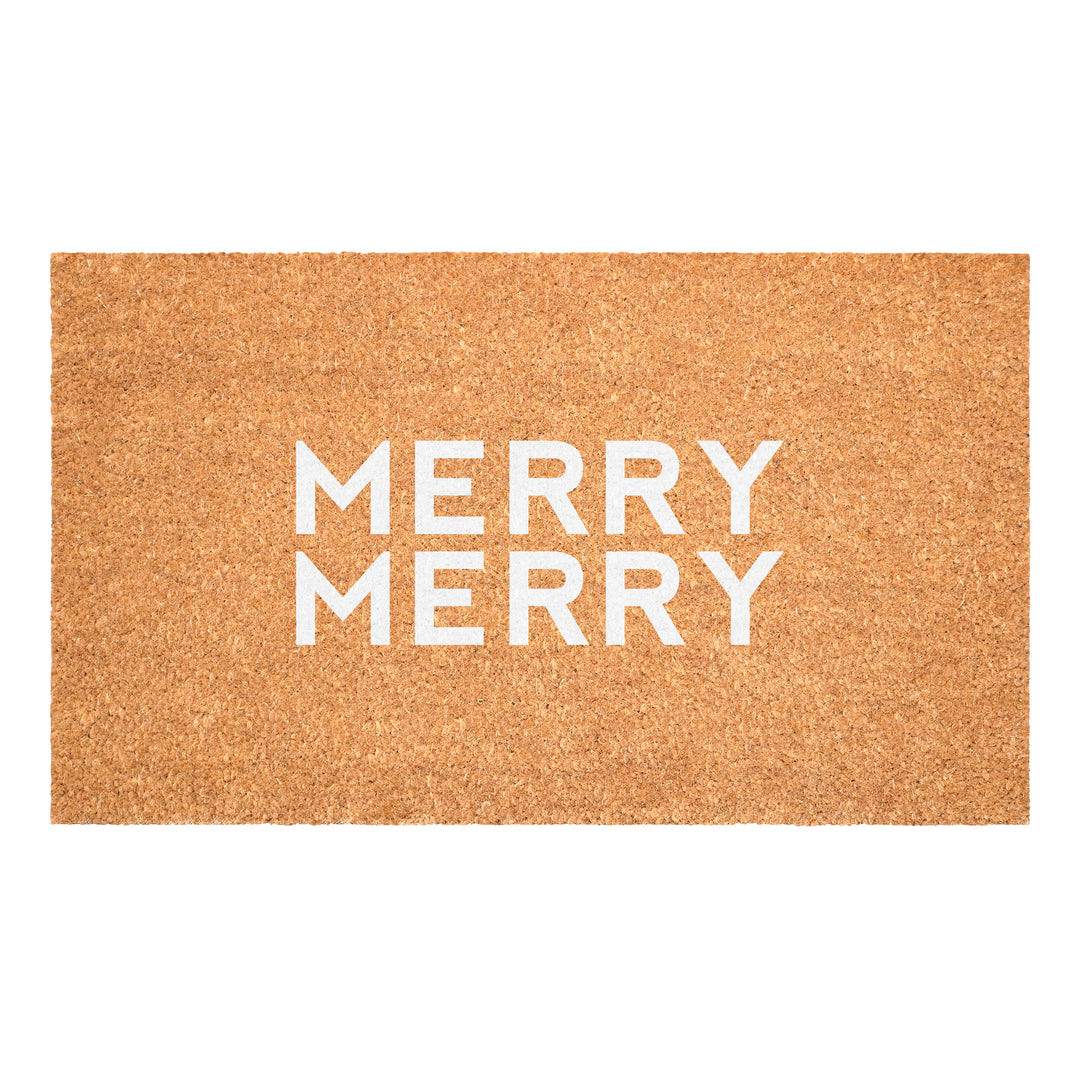 Modern Merry Doormat
