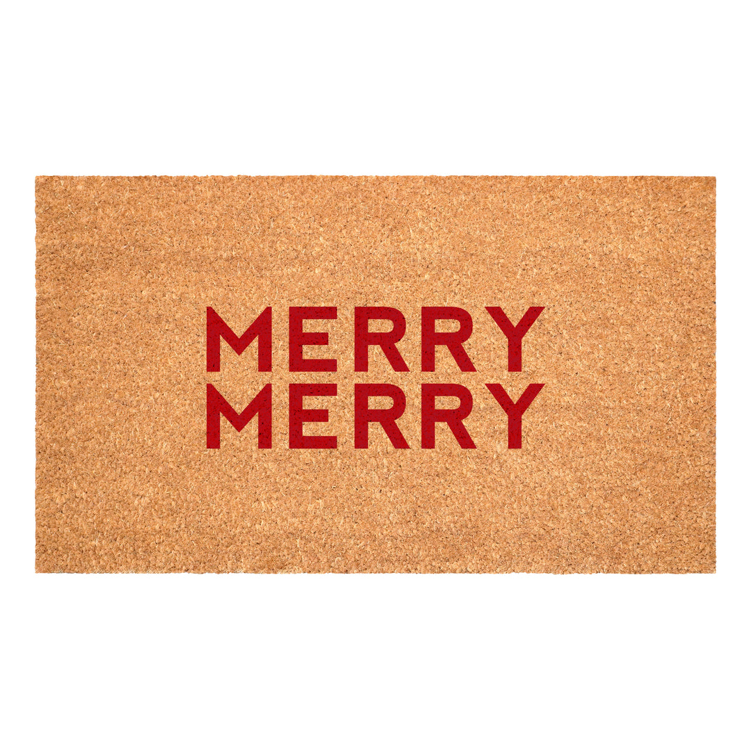 Modern Merry Doormat