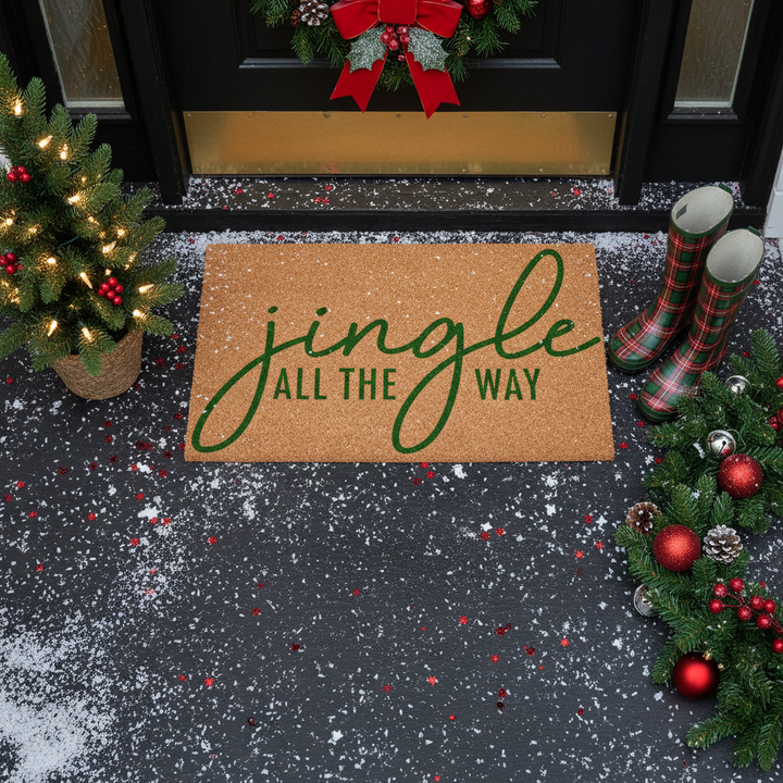 Jingle All the Way Doormat