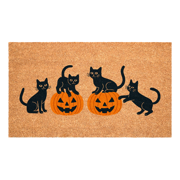Mischief Halloween Cats Doormat