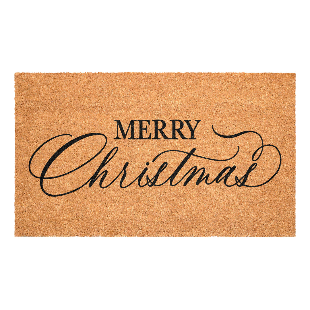 Christmas Calligraphy Doormat