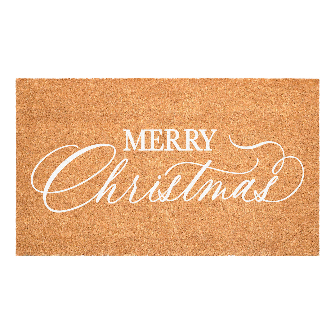 Christmas Calligraphy Doormat