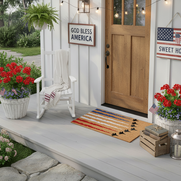 Patriotic Skies Doormat