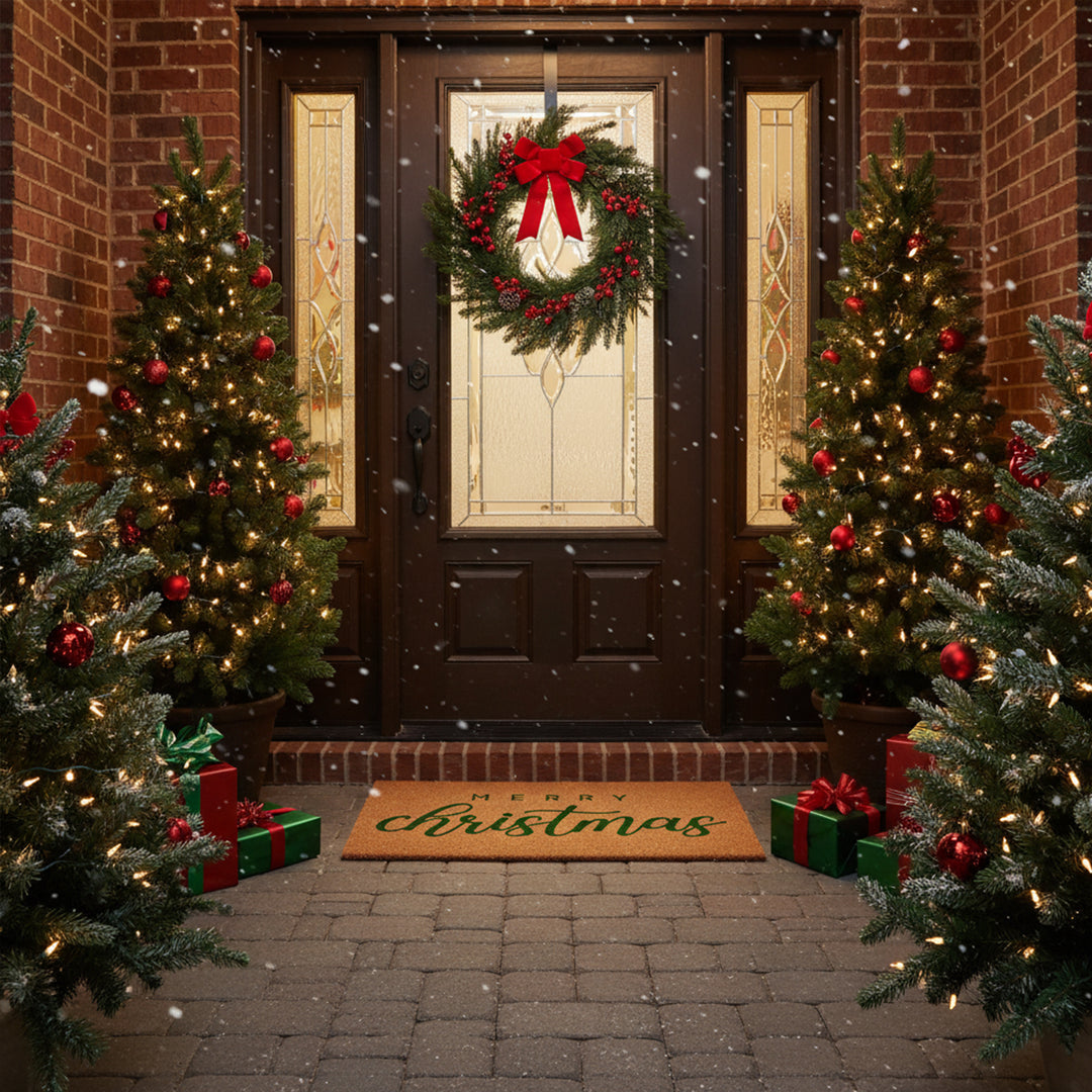 Classic Christmas Doormat