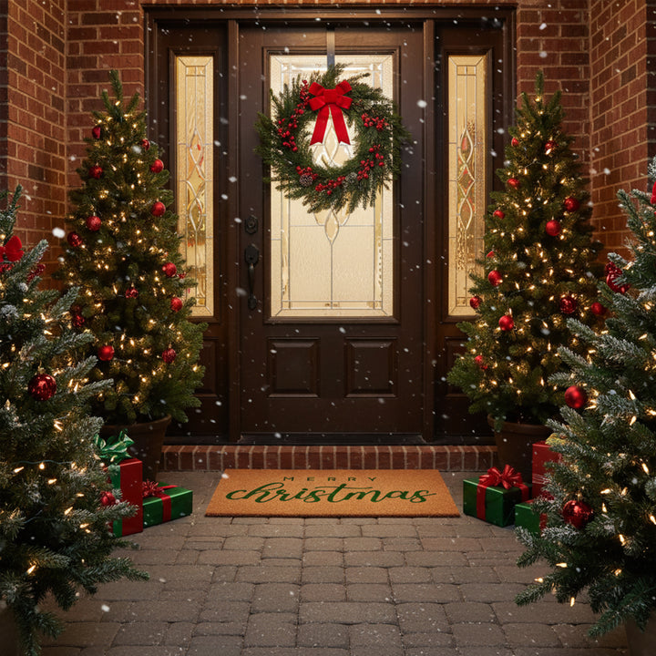 Classic Christmas Doormat