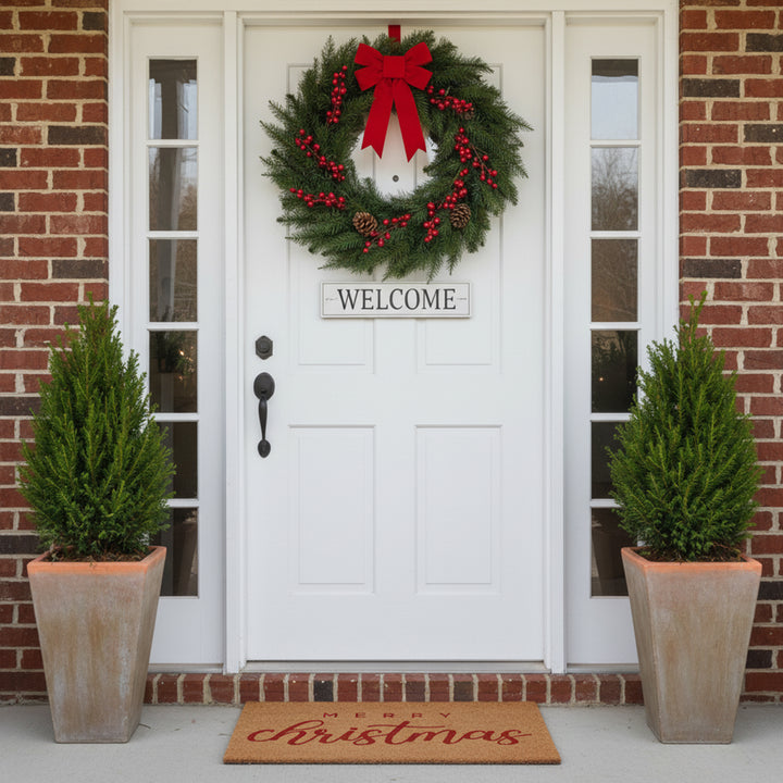 Classic Christmas Doormat