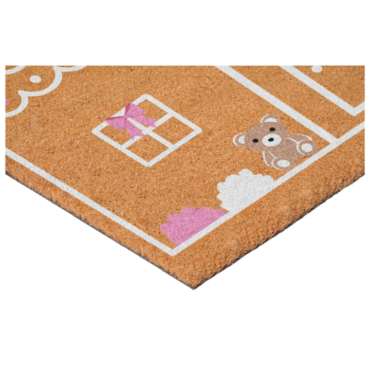 Pink Bow House Doormat