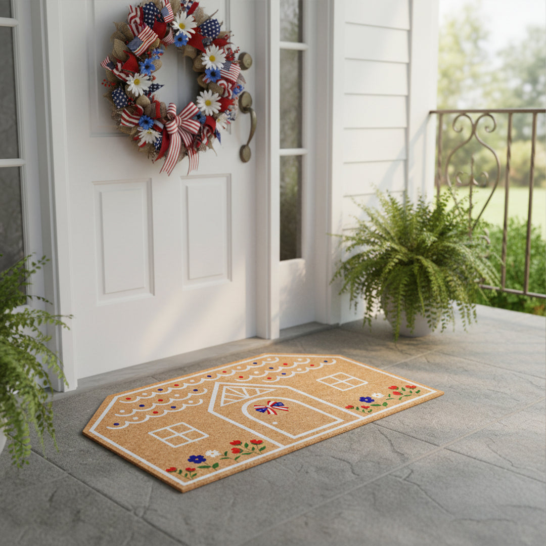 Patriotic Cottage Doormat