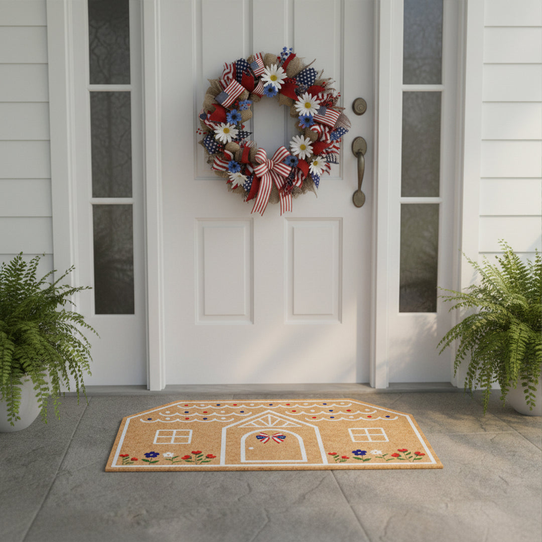 Patriotic Cottage Doormat