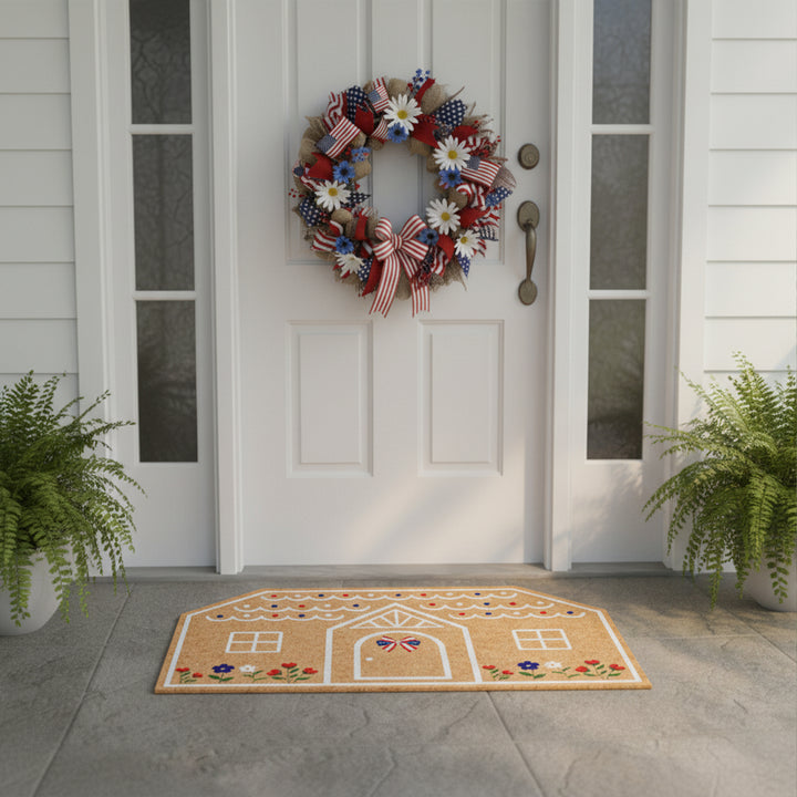Patriotic Cottage Doormat