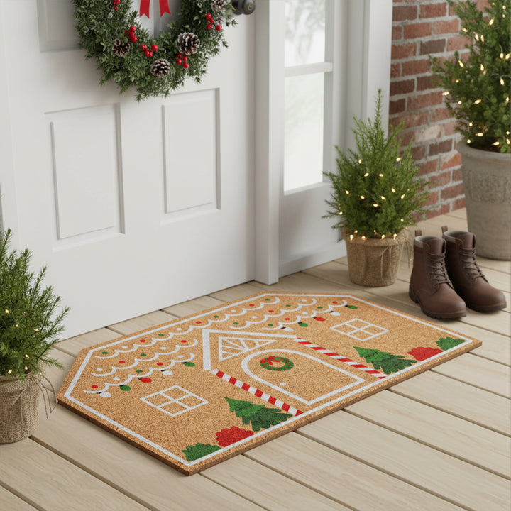 Christmas Cottage Doormat