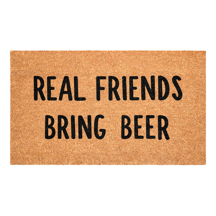 Real Friends Bring Beer Doormat