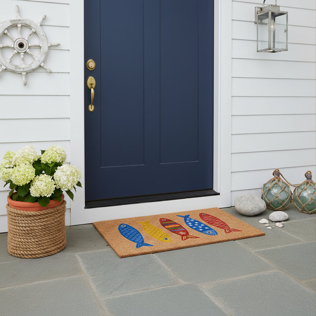 Colorful Sardines Doormat