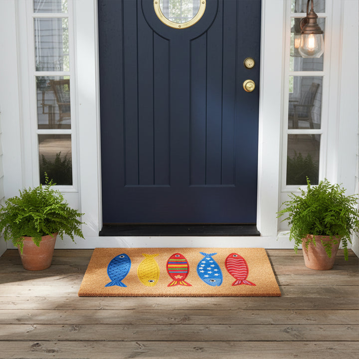 Colorful Sardines Doormat