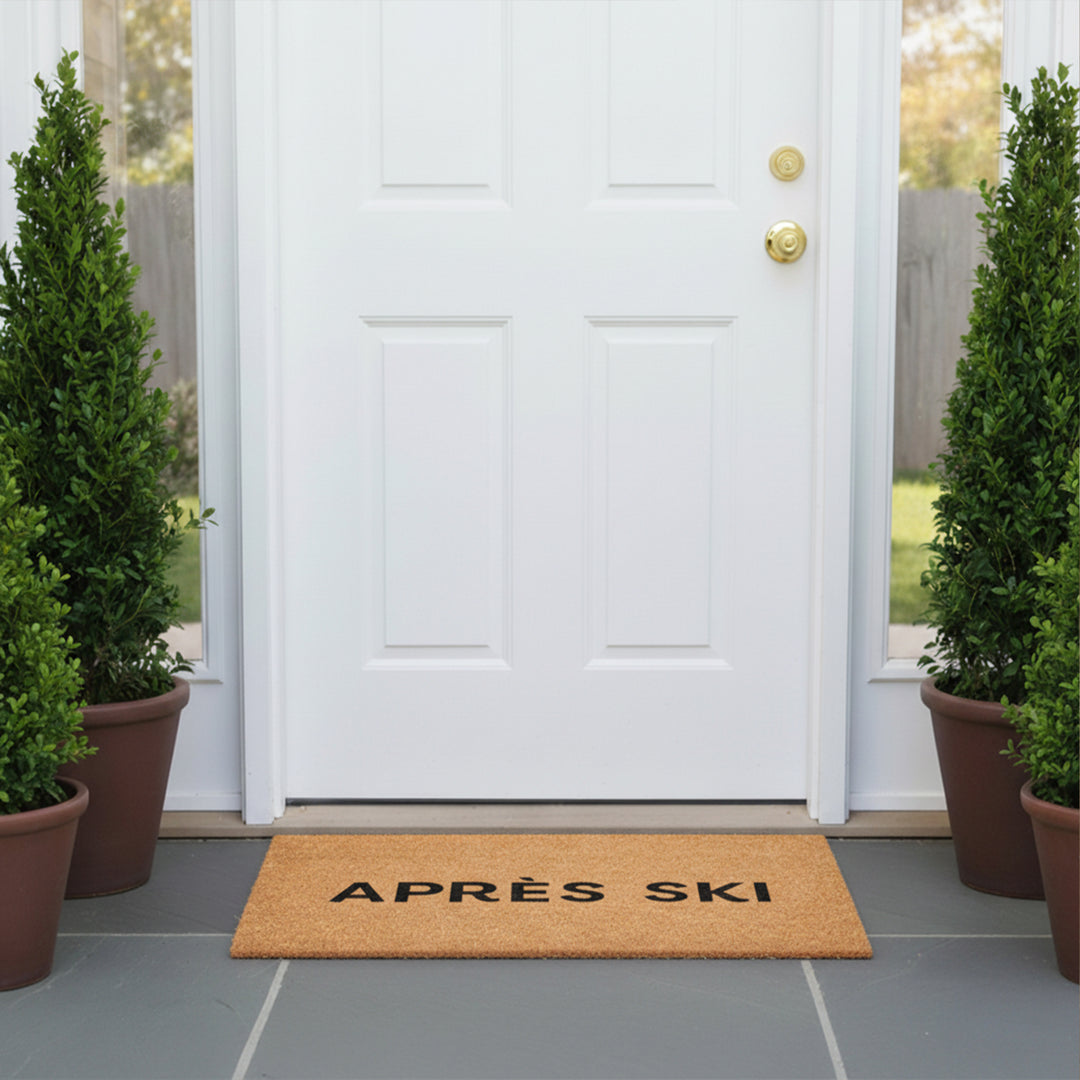Apres Ski Black Doormat