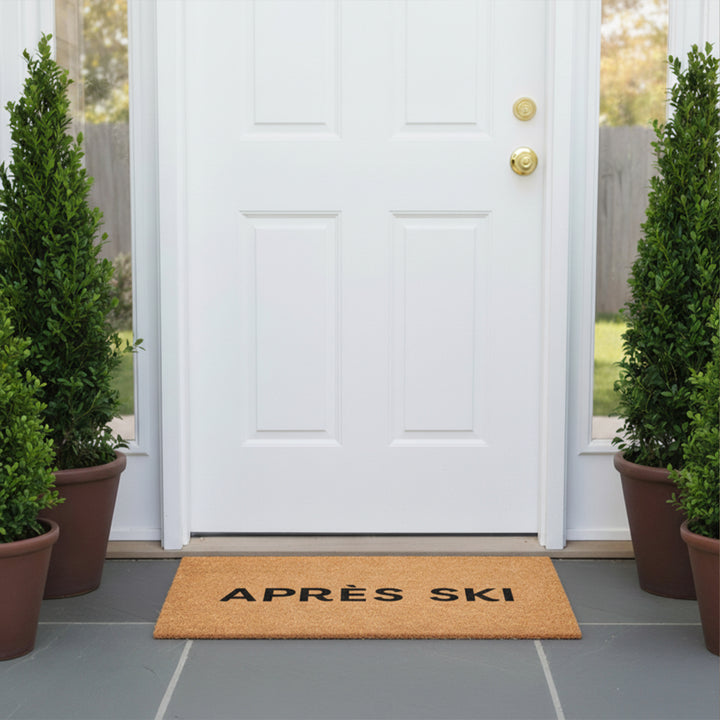 Apres Ski Black Doormat