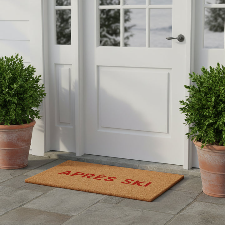 Apres Ski Black Doormat
