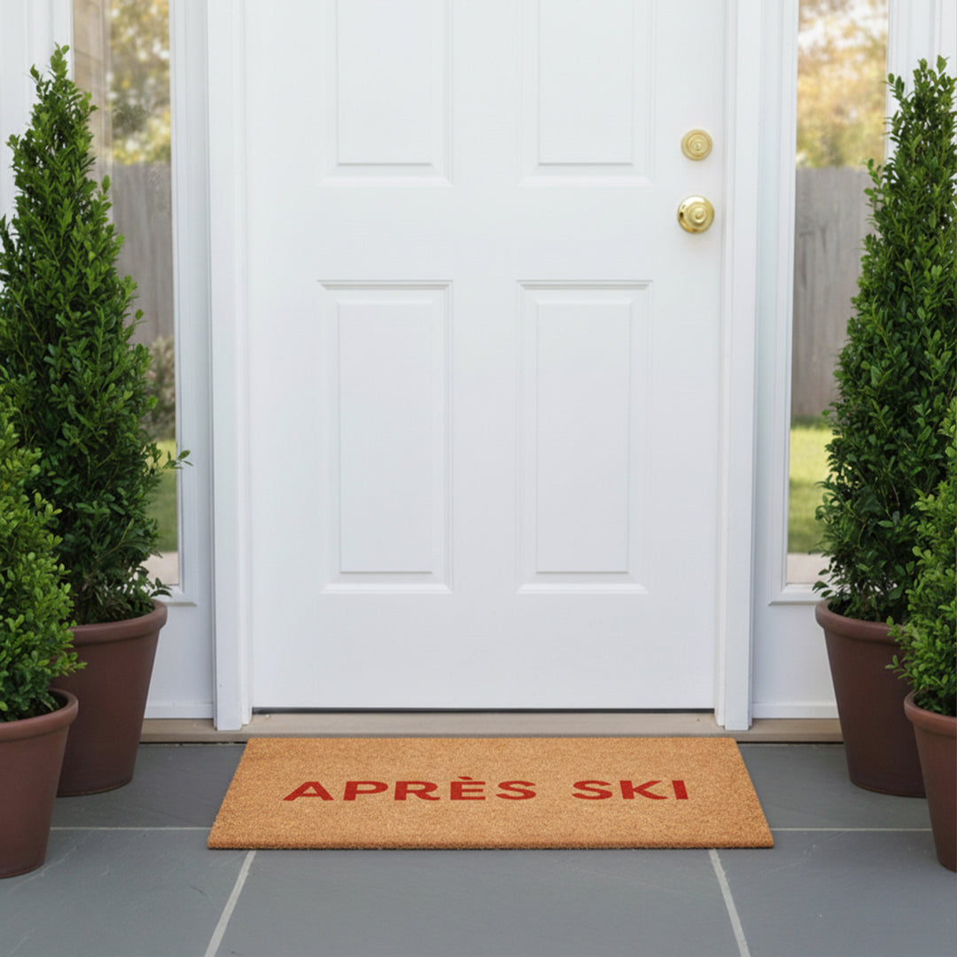 Apres Ski Black Doormat