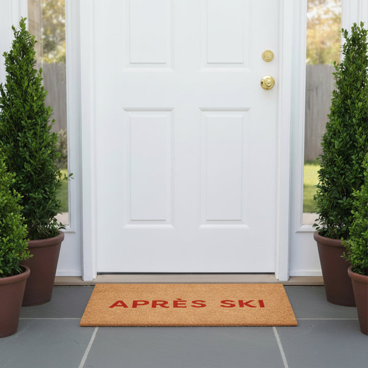Apres Ski Black Doormat