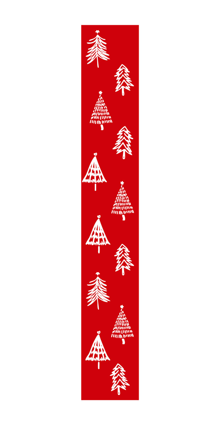 Christmas Tree  Farm Red Porch Leaner