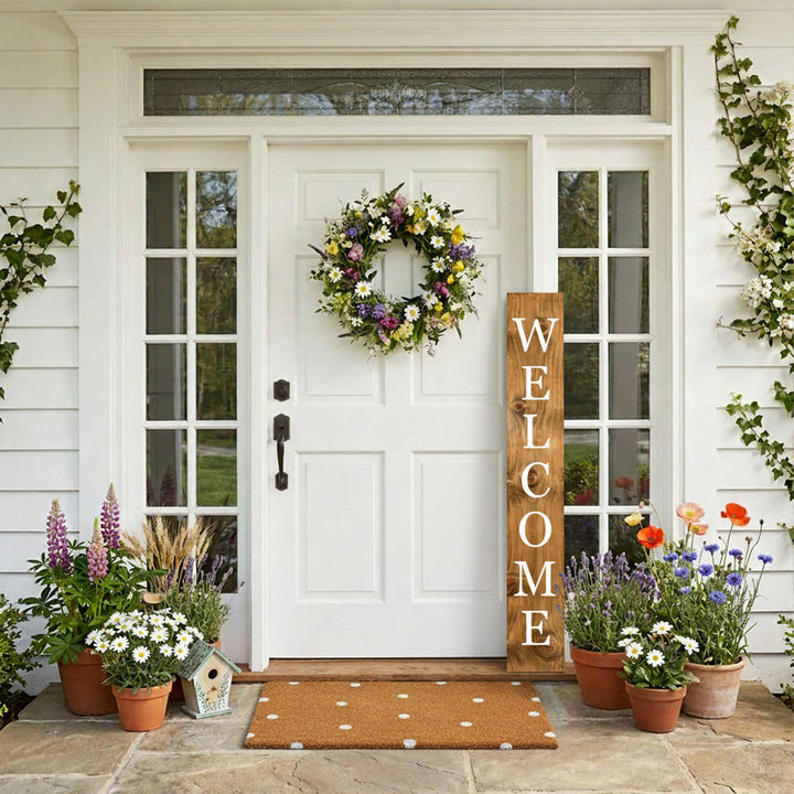 Welcome Porch Leaner