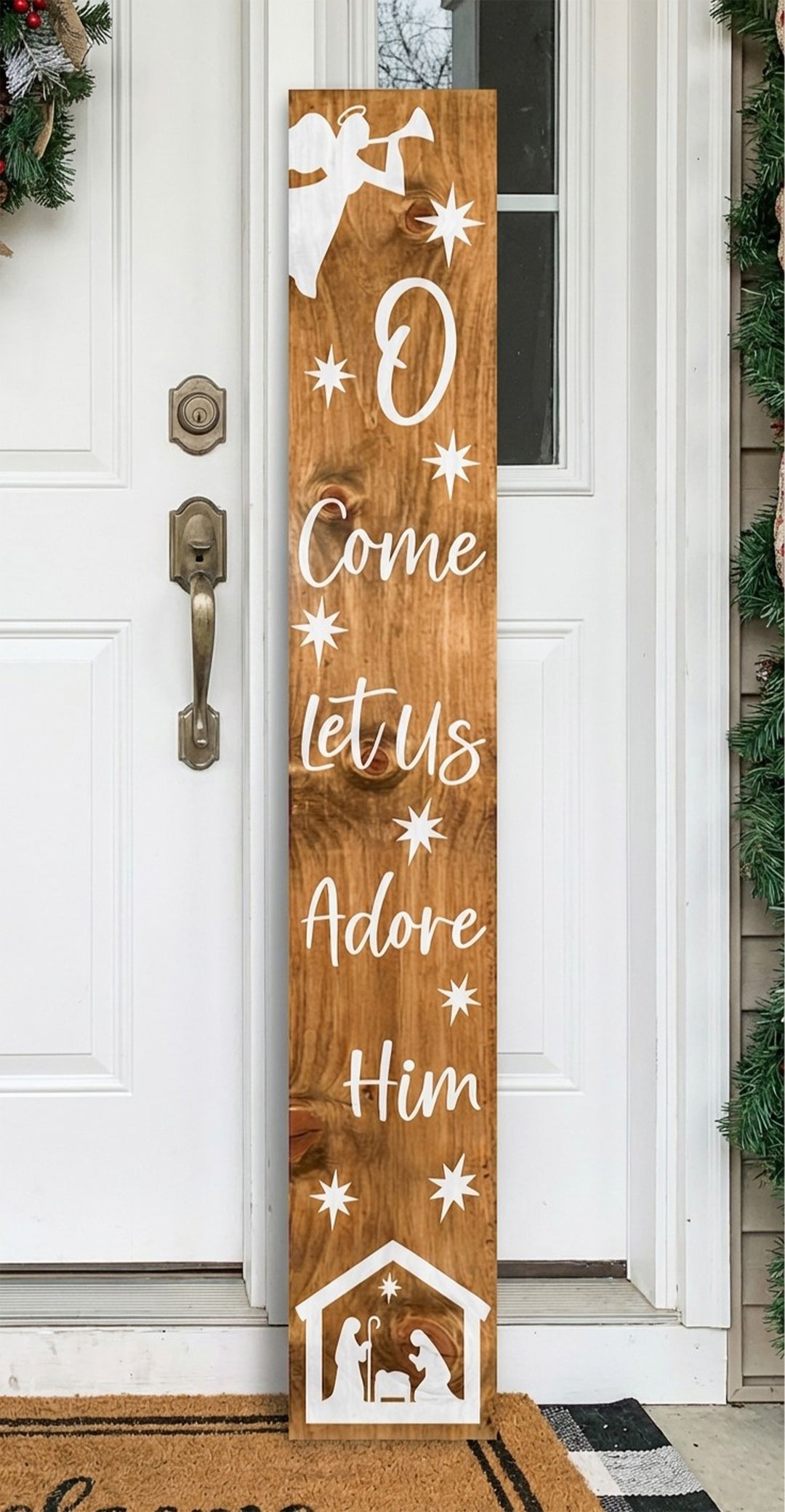 Christmas Nativity Porch Leaner