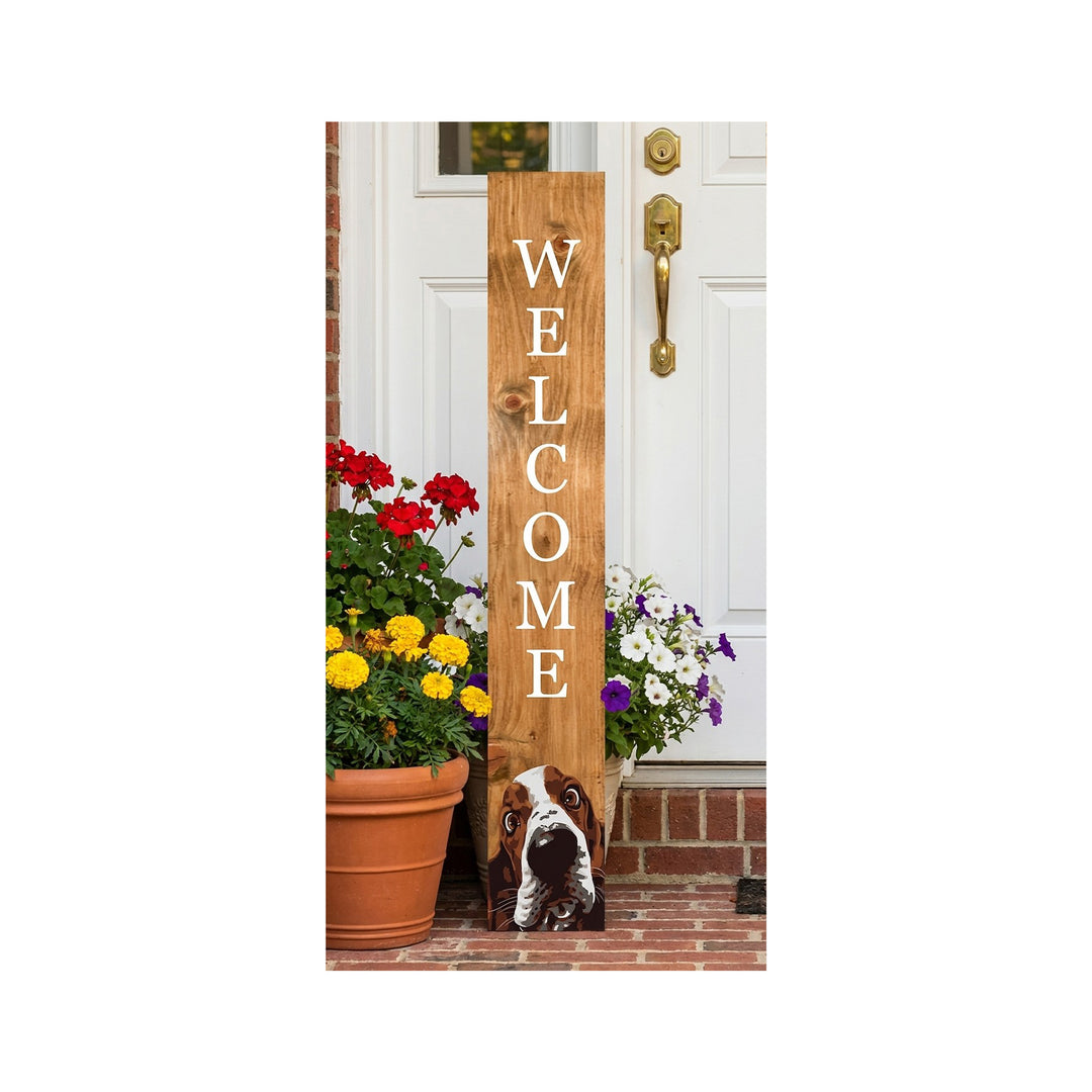 Basset Hound Porch Sign
